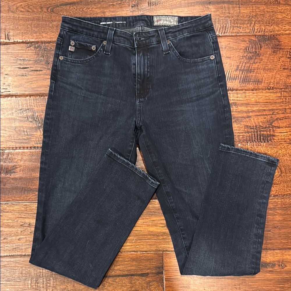 Ag Adriano Goldschmied Straight Blue Jeans